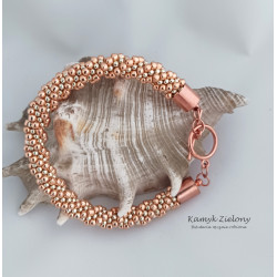 Bransoletka w kolorze różowego złota