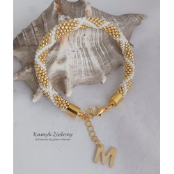 Bransoletka z literką "M"
