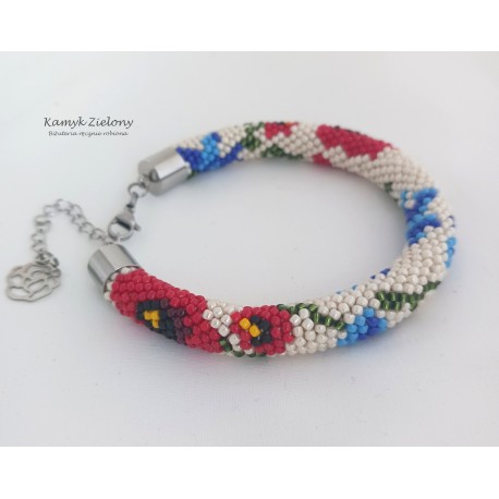 Bransoletka w maki i chabry