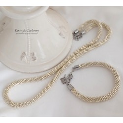 Komplet w kolorze srebrnym - galvanized aluminium