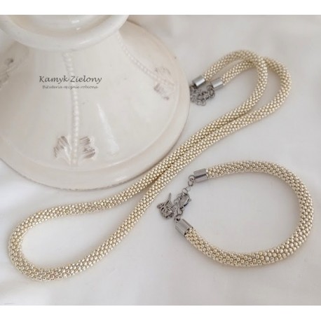 Komplet w kolorze srebrnym - galvanized aluminium