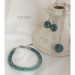 Komplet szałwia i mięta - wykończenia ze stali chirurgicznej